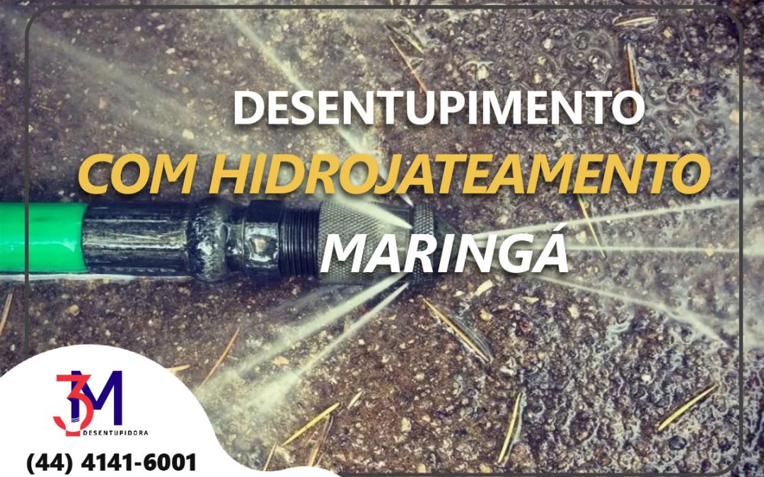 Hidrojateamento de Alta Pressão em Maringá: Soluções Eficazes com a Desentupidora 3M Maringá