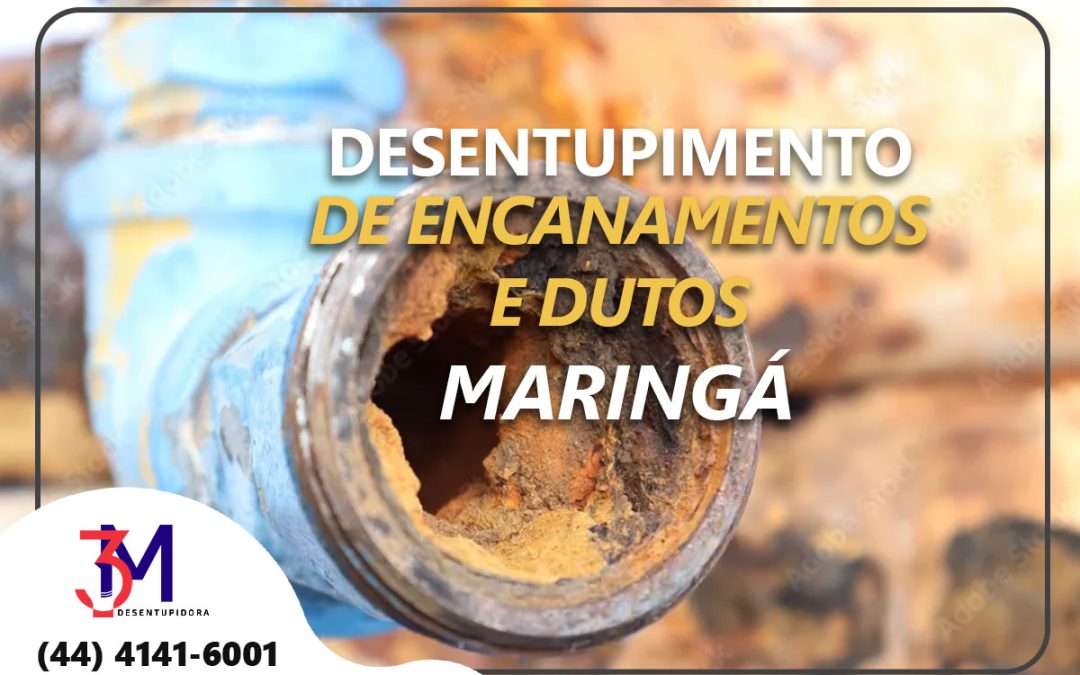 Cano Entupido em Maringá? A Desentupidora 3M Maringá Resolve Para Você Rapidamente