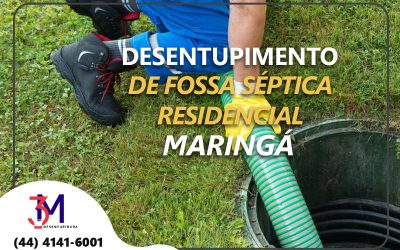 Serviço de Desentupimento de Fossa Séptica Residencial em Maringá