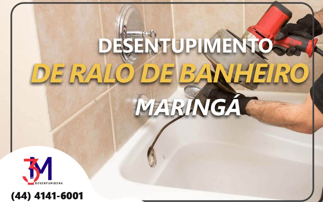 Desentupimento de Ralo de Banheiro em Maringá: Soluções Profissionais com a Desentupidora 3M Maringá