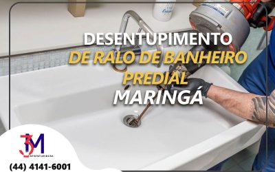 Serviço de Desentupimento de Ralo de Banheiro Predial em Maringá: Soluções com a Desentupidora 3M