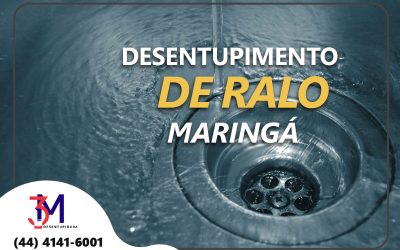 Desentupimento de Ralos em Maringá: Confie na Expertise da Desentupidora 3M