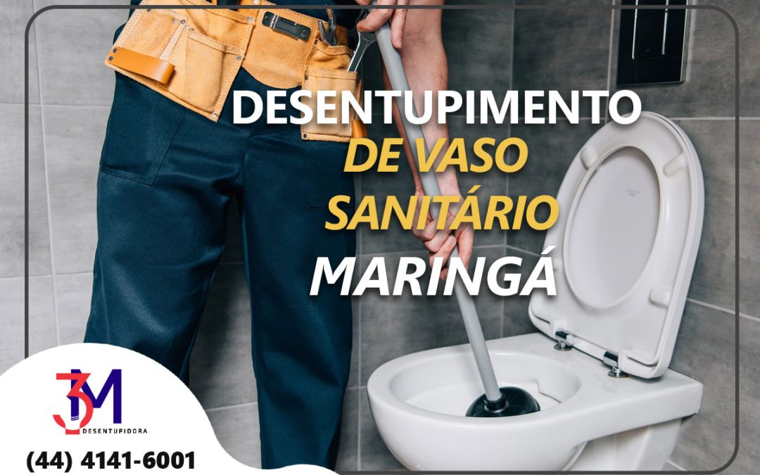 Vaso Sanitário Entupido Em Maringá? Confie Na Desentupidora 3m Maringá